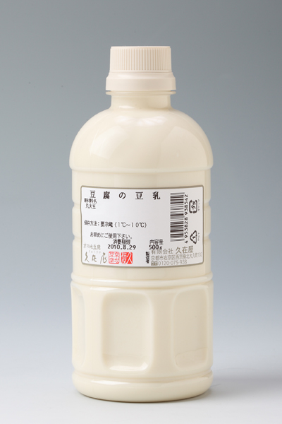豆腐の豆乳(無調整)